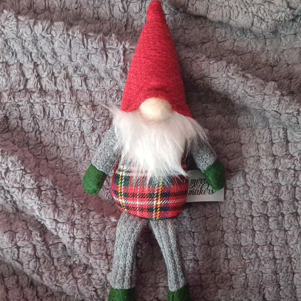 Red and Green Holiday Gnome